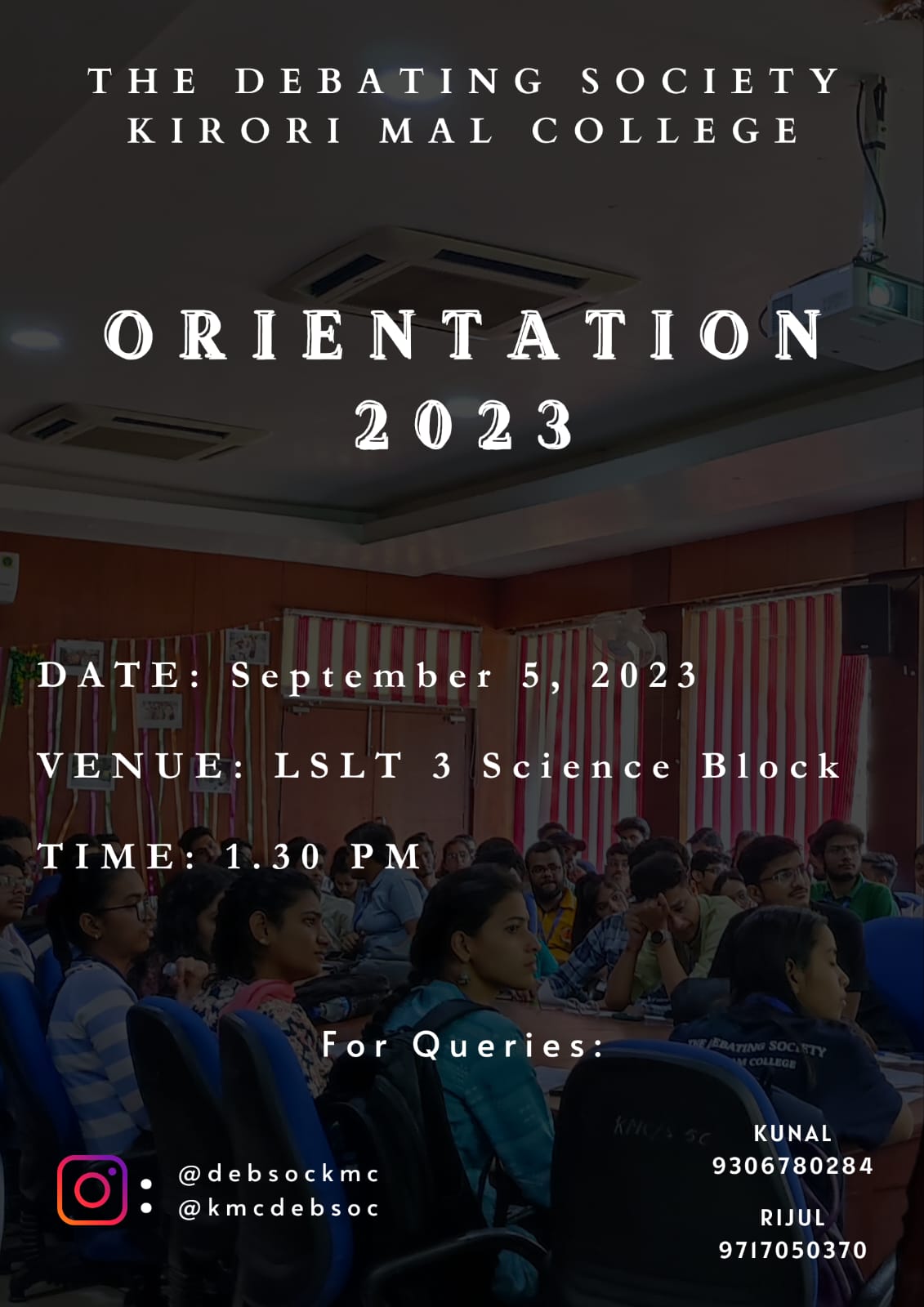 Debsoc Orientation Session