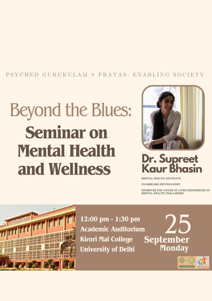 SEMINAR ON MENTAL HEALTH AND WELLNESS